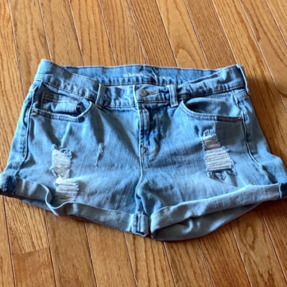 old navy denim shorts